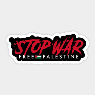 Stop War Save Palestine Sticker